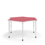 KI Ruckus Activity Sprocket Shaped Table | Fixed or Height Adjustable Student Desk KI 