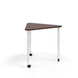 KI Ruckus Post-Leg Desk | Fixed or Height Adjustable | E-Triangle Shape Student Desk KI 