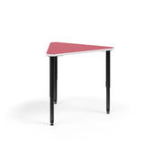 KI Ruckus Post-Leg Desk | Fixed or Height Adjustable | E-Triangle Shape Student Desk KI 