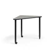 KI Ruckus Post-Leg Desk | Fixed or Height Adjustable | R-Triangle Shape Student Desk KI 