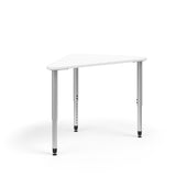 KI Ruckus Post-Leg Desk | Fixed or Height Adjustable | R-Triangle Shape Student Desk KI 
