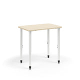 KI Ruckus Post-Leg Desk | Fixed or Height Adjustable | Rectangle Shape Student Desk KI 