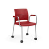 KI Strive Four Leg Stack Chair | Arms or Armless | w/ Caster Option Guest Chair, Cafe Chair, Stack Chair KI 