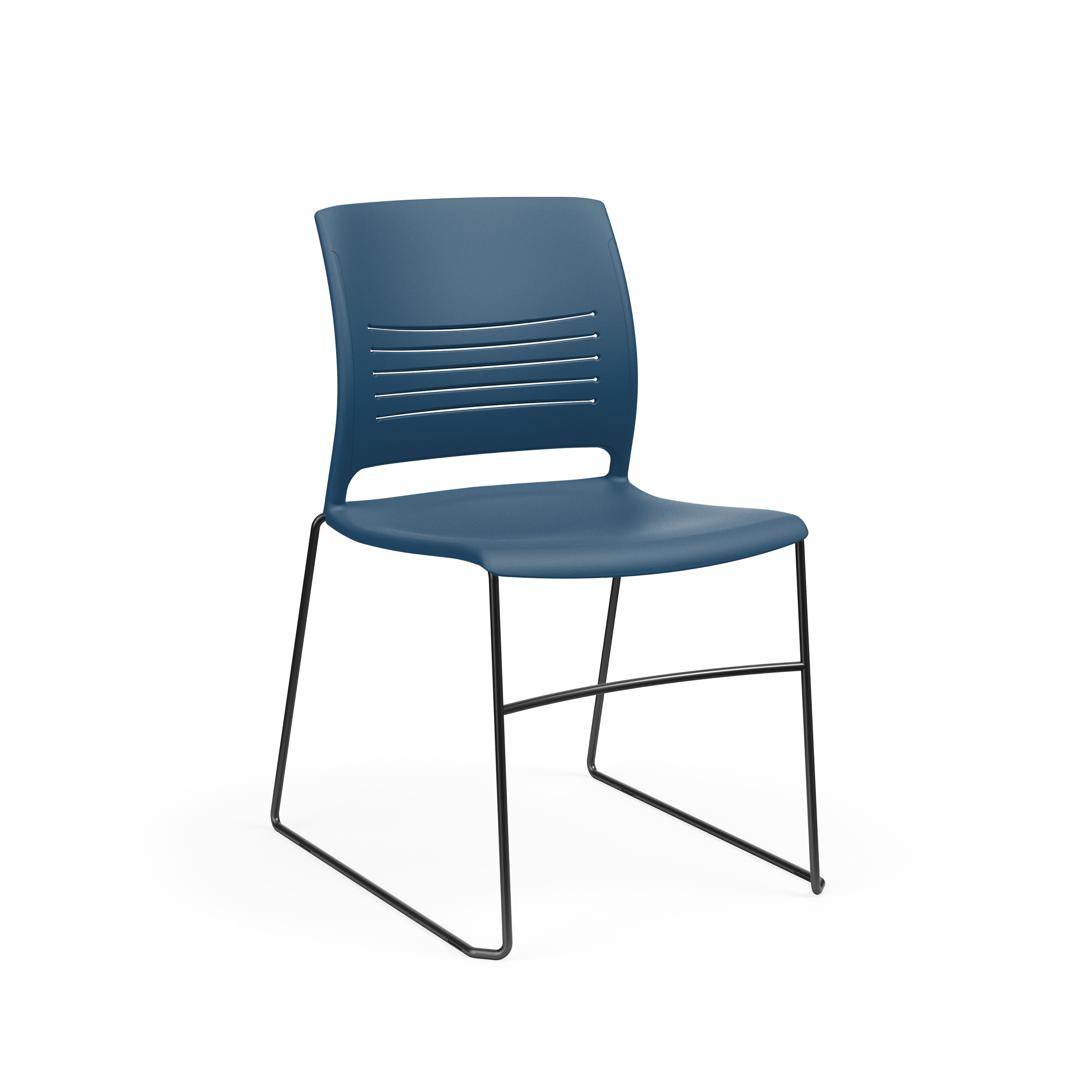 KI Strive High Density Stack Chair Sled Base Armless Simplova