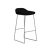 Lilly Bar Stool Height 30" Stools 9to5 Seating Fabric Color Abyss 