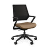 Mavic 5 Star Meeting Chair - Black Frame Office Chair, Conference Chair, Computer Chair, Teacher Chair, Meeting Chair SitOnit Vinyl Color Desert Mesh Color Onyx 