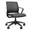 Movi Light Task Chair - Black Frame Office Chair, Conference Chair, Computer Chair, Teacher Chair, Meeting Chair SitOnIt Fabric Color Kiss Mesh Color Nickel 