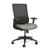 Novo Highback Office Chair Office Chair, Conference Chair, Computer Chair, Teacher Chair, Meeting Chair SitOnIt Fabric Color Dove Mesh Color Nickel Standard Synchro