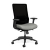 Novo Highback Office Chair Office Chair, Conference Chair, Computer Chair, Teacher Chair, Meeting Chair SitOnIt Fabric Color Dove Mesh Color Onyx S.S. w/ Seat Depth Adjustment