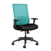 Novo Highback Office Chair Office Chair, Conference Chair, Computer Chair, Teacher Chair, Meeting Chair SitOnIt Fabric Color Jet Mesh Color Aqua Standard Synchro