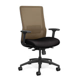 Novo Highback Office Chair Office Chair, Conference Chair, Computer Chair, Teacher Chair, Meeting Chair SitOnIt Fabric Color Jet Mesh Color Desert S.S. w/ Seat Depth Adjustment