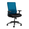 Novo Highback Office Chair Office Chair, Conference Chair, Computer Chair, Teacher Chair, Meeting Chair SitOnIt Fabric Color Jet Mesh Color Electric Blue Standard Synchro