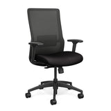 Novo Highback Office Chair Office Chair, Conference Chair, Computer Chair, Teacher Chair, Meeting Chair SitOnIt Fabric Color Jet Mesh Color Nickel Standard Synchro