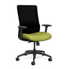 Novo Highback Office Chair Office Chair, Conference Chair, Computer Chair, Teacher Chair, Meeting Chair SitOnIt Fabric Color Lime Mesh Color Onyx Standard Synchro