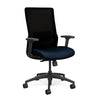 Novo Highback Office Chair Office Chair, Conference Chair, Computer Chair, Teacher Chair, Meeting Chair SitOnIt Fabric Color Midnight Mesh Color Onyx Standard Synchro