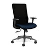 Novo Highback Office Chair Office Chair, Conference Chair, Computer Chair, Teacher Chair, Meeting Chair SitOnIt Fabric Color Midnight Mesh Color Onyx Swivel Tilt