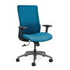 Novo Highback Office Chair Office Chair, Conference Chair, Computer Chair, Teacher Chair, Meeting Chair SitOnIt Fabric Color Sky Mesh Color Electric Blue Swivel Tilt