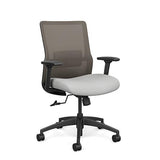 Novo Midback Office Chair Office Chair, Conference Chair, Computer Chair, Teacher Chair, Meeting Chair SitOnIt Fabric Color Cloud Mesh Color Fog Swivel Tilt