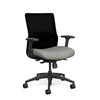 Novo Midback Office Chair Office Chair, Conference Chair, Computer Chair, Teacher Chair, Meeting Chair SitOnIt Fabric Color Dove Mesh Color Onyx S.S. w/ Seat Depth Adjustment