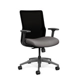 Novo Midback Office Chair Office Chair, Conference Chair, Computer Chair, Teacher Chair, Meeting Chair SitOnIt Fabric Color Fossil Mesh Color Onyx Standard Synchro