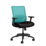 Novo Midback Office Chair Office Chair, Conference Chair, Computer Chair, Teacher Chair, Meeting Chair SitOnIt Fabric Color Jet Mesh Color Aqua Standard Synchro