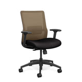 Novo Midback Office Chair Office Chair, Conference Chair, Computer Chair, Teacher Chair, Meeting Chair SitOnIt Fabric Color Jet Mesh Color Desert Standard Synchro