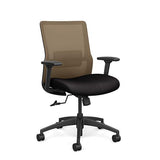 Novo Midback Office Chair Office Chair, Conference Chair, Computer Chair, Teacher Chair, Meeting Chair SitOnIt Fabric Color Jet Mesh Color Desert Swivel Tilt
