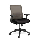 Novo Midback Office Chair Office Chair, Conference Chair, Computer Chair, Teacher Chair, Meeting Chair SitOnIt Fabric Color Jet Mesh Color Fog Standard Synchro