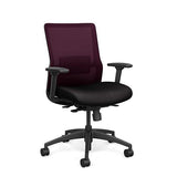 Novo Midback Office Chair Office Chair, Conference Chair, Computer Chair, Teacher Chair, Meeting Chair SitOnIt Fabric Color Jet Mesh Color Grape S.S. w/ Seat Depth Adjustment