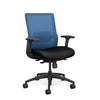 Novo Midback Office Chair Office Chair, Conference Chair, Computer Chair, Teacher Chair, Meeting Chair SitOnIt Fabric Color Jet Mesh Color Ocean S.S. w/ Seat Depth Adjustment