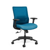 Novo Midback Office Chair Office Chair, Conference Chair, Computer Chair, Teacher Chair, Meeting Chair SitOnIt Fabric Color Sky Mesh Color Electric Blue Swivel Tilt