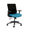 Novo Midback Office Chair Office Chair, Conference Chair, Computer Chair, Teacher Chair, Meeting Chair SitOnIt Fabric Color Sky Mesh Color Onyx Swivel Tilt