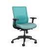 Novo Midback Office Chair Office Chair, Conference Chair, Computer Chair, Teacher Chair, Meeting Chair SitOnIt Fabric Color Tiffany Mesh Color Aqua S.S. w/ Seat Depth Adjustment