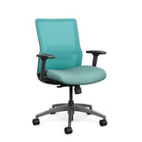 Novo Midback Office Chair Office Chair, Conference Chair, Computer Chair, Teacher Chair, Meeting Chair SitOnIt Fabric Color Tiffany Mesh Color Aqua Standard Synchro