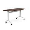 Ocala Flip Top Table Classroom Table, Multipurpose Table SitOnIt Laminate Color Libretti Frame Color White 