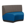 Pasea 120 Degree Inner Seat Lounge Seating, Modular Lounge Seating SitOnIt Fabric Color Electric Blue Fabric Color Smoky 