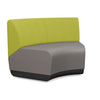 Pasea 120 Degree Inner Seat Lounge Seating, Modular Lounge Seating SitOnIt Fabric Color Fog Fabric Color Apple 