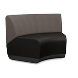 Pasea 120 Degree Inner Seat Lounge Seating, Modular Lounge Seating SitOnIt Fabric Color Onyx Fabric Color Smoky 