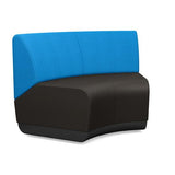 Pasea 120 Degree Inner Seat Lounge Seating, Modular Lounge Seating SitOnIt Fabric Color Smoky Fabric Color Electric Blue 