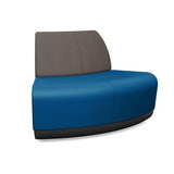 Pasea 120 Degree Outer Seat Lounge Seating, Modular Lounge Seating SitOnIt Fabric Color Electric Blue Fabric Color Smoky 