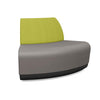 Pasea 120 Degree Outer Seat Lounge Seating, Modular Lounge Seating SitOnIt Fabric Color Fog Fabric Color Apple 