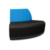 Pasea 120 Degree Outer Seat Lounge Seating, Modular Lounge Seating SitOnIt Fabric Color Onyx Fabric Color Electric Blue 