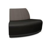 Pasea 120 Degree Outer Seat Lounge Seating, Modular Lounge Seating SitOnIt Fabric Color Onyx Fabric Color Smoky 
