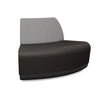 Pasea 120 Degree Outer Seat Lounge Seating, Modular Lounge Seating SitOnIt Fabric Color Smoky Fabric Color Nickle 