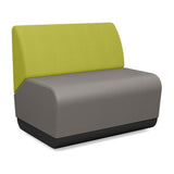 Pasea 1.5 Seat Lounge Seating, Modular Lounge Seating SitOnIt Fabric Color Fog Fabric Color Apple 