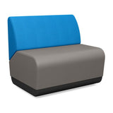 Pasea 1.5 Seat Lounge Seating, Modular Lounge Seating SitOnIt Fabric Color Fog Fabric Color Electric Blue 