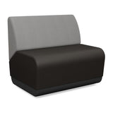 Pasea 1.5 Seat Lounge Seating, Modular Lounge Seating SitOnIt Fabric Color Smoky Fabric Color Nickle 