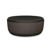 Pasea Large Round Ottoman Ottoman SitOnIt Fabric Color Onyx Fabric Color Smoky 