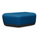 Pasea Left Angled End Bench Lounge Seating, Modular Lounge Seating SitOnIt Fabric Color Electric Blue 