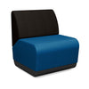 Pasea Single Seat Lounge Seating, Modular Lounge Seating SitOnIt Fabric Color Electric Blue Fabric Color Onyx 